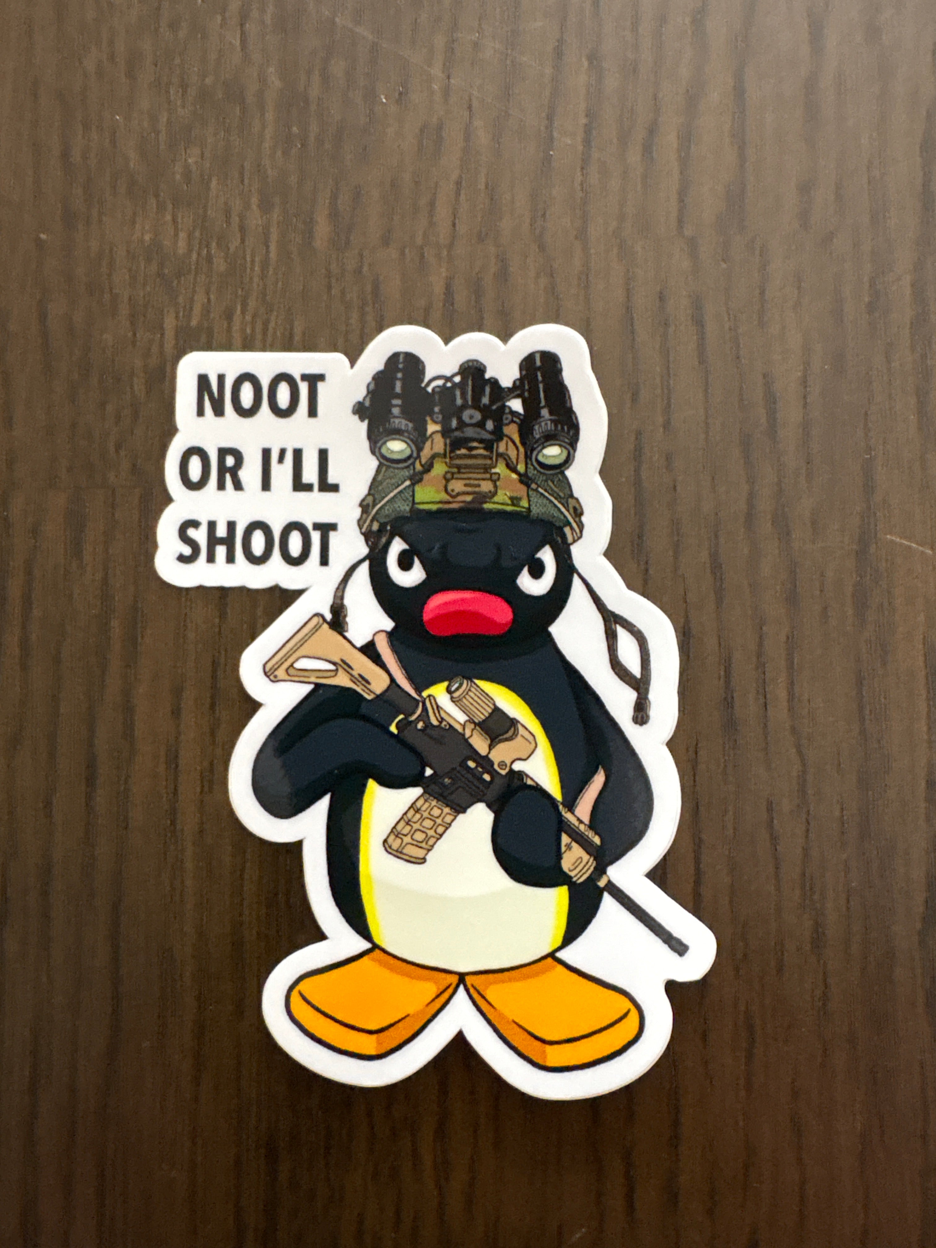 Noot or I’ll Shoot Sticker