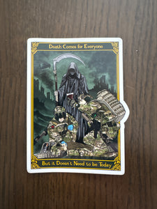 Fighting Death Sticker