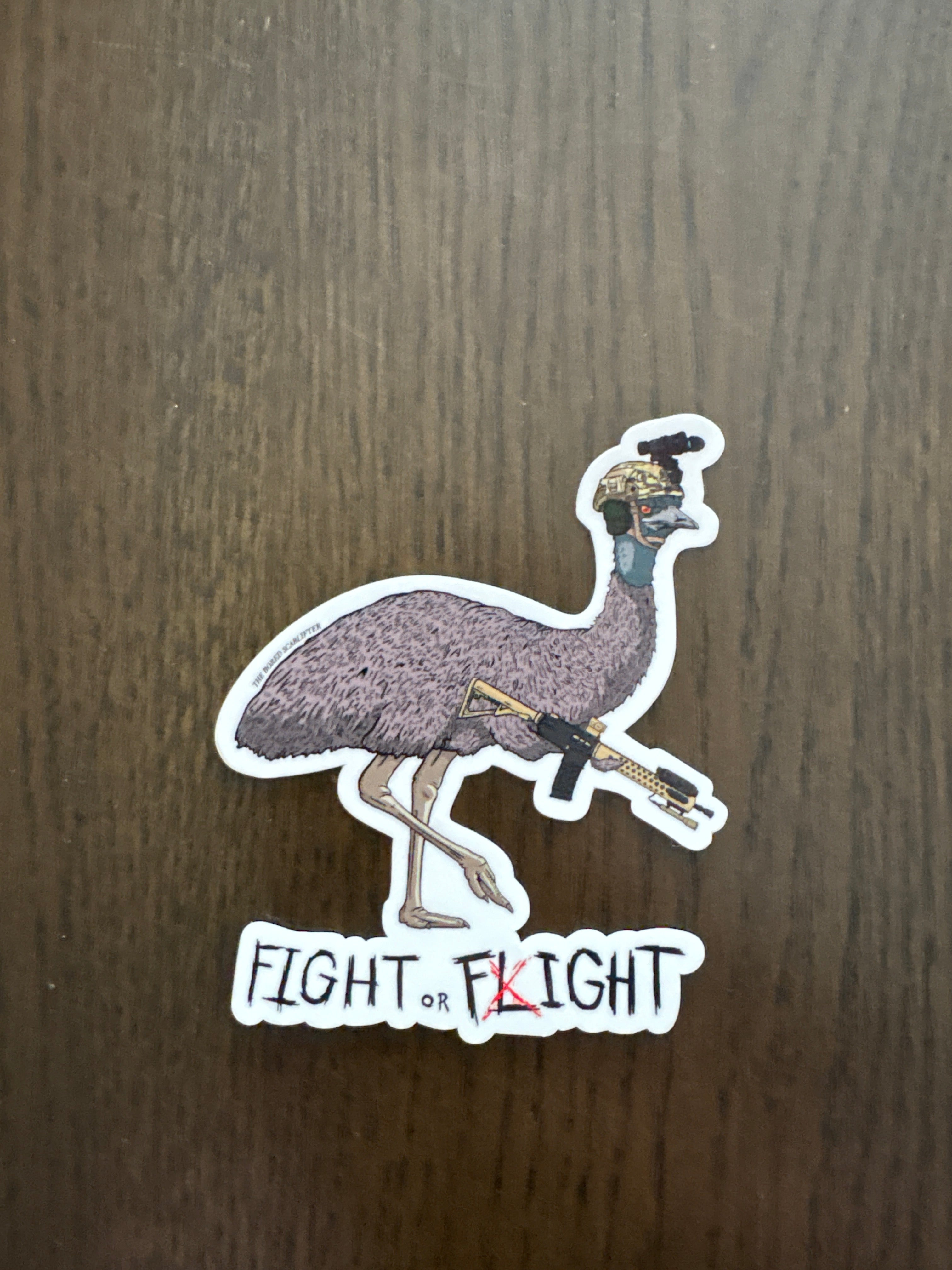 Fight or Fight Sticker