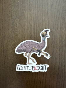 Fight or Fight Sticker